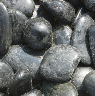 Black Polished Pebbles 15-30mm