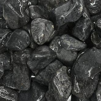 Midnight Black Cobbles
 40-60mm