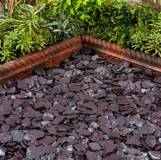 Plum Slate Chippings 40mm