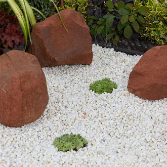 Red Gritstone Rockery