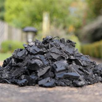 Play Area Rubber Chippings Black